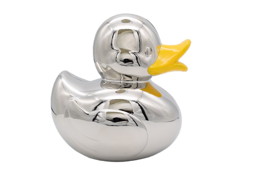 Duck Money Box - finest silver gifts, jewellery and tableware