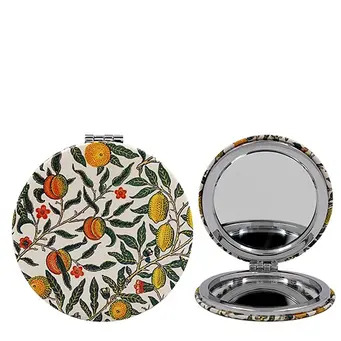William Morris Design Compact Mirror - Pomegranate Design 