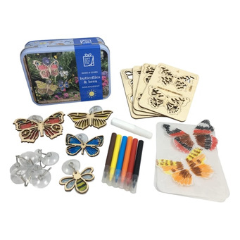 Butterflies & Bees Suncatcher Kit