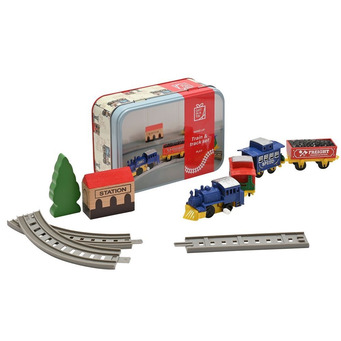 Miniature Wind-up Train & Track Set