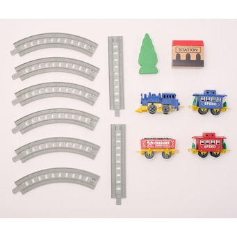 Miniature Wind-up Train & Track Set