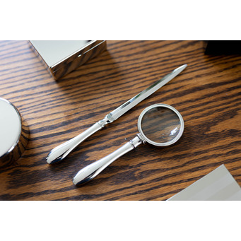 Letter Opener & Magnifying Glass 2 pce Set