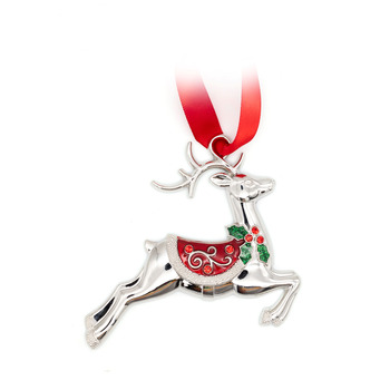 Prancing Reindeer Christmas Tree Decoration