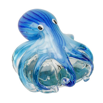 Blue Octopus on a Rock