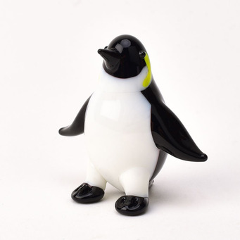 Emperor Penguin Glass Figurine