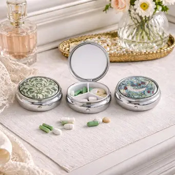 William Morris Design Pill Boxes 3 Designs 