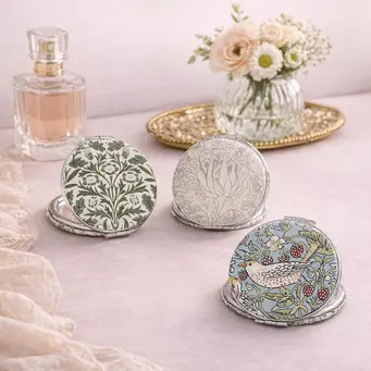 William Morris Design Compact Mirror - 3 Designs 