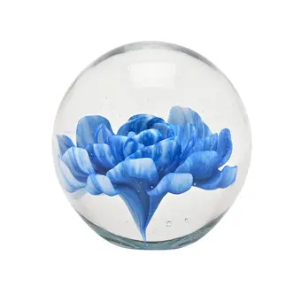 Blue Peony Paperweight