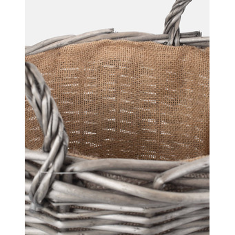 Medium Round Willow Kindling Basket