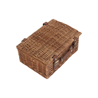 Two Person Aldeburgh Green Tweed Hamper