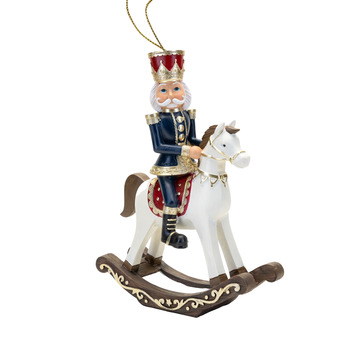 Good King Wenceslas on Horse Tree Decoration