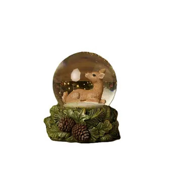 Woodland Deer Snow Globe