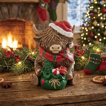 Merry Moo Santa