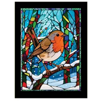 The Snowfall Robin Lantern