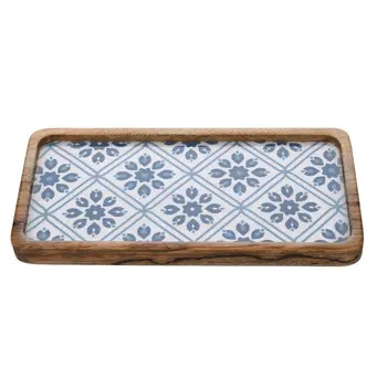 Indigo Mosaic Tray 