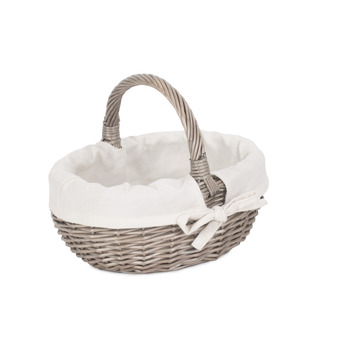 Country Oval Shopping Basket