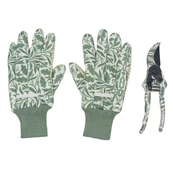 Garden Gloves and Secateurs Set