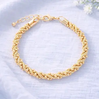 Golden Rope  Bracelet