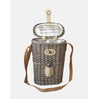 Two Bottle Chilled Carrying Basket 