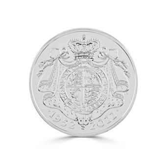 Platinum Jubilee Display Hallmarked Silver Coin Dish