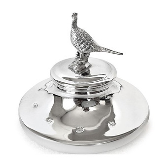 HM Silver Pheasant Paperweight