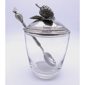 Strawberry Pot with Spoon and Strawberry Plant Lid