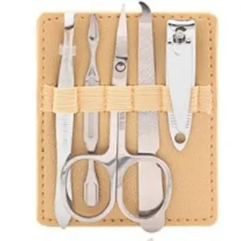 Mini Handbag Manicure Set Soft Beige