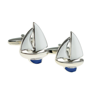 Blue Yacht Cufflinks