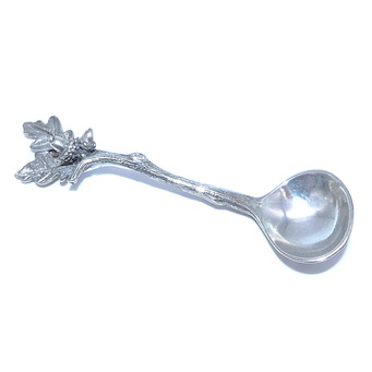 Sugar Bowl with Wooden Lid and Spoon 