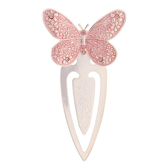 Pink Butterfly Bookmark 