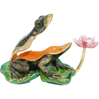 Frog on a Lily Pad Box 