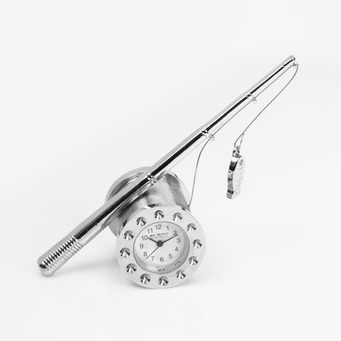 Fishing Rod & Reel Clock 