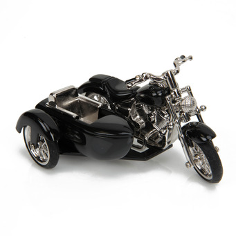 Motor Cycle and Sidecar Clock