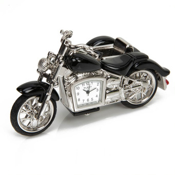 Motor Cycle and Sidecar Clock