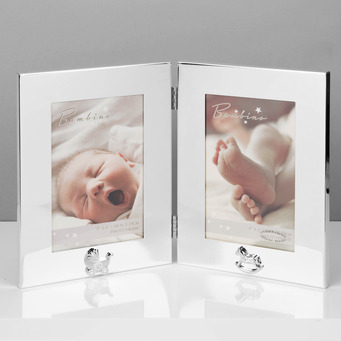 Baby's First Pictures Double Photoframe 