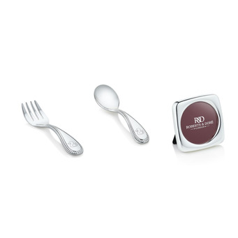 Child's Spoon, Fork and Mini Frame Plain