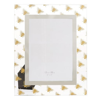 Golden Bee Glass Photo Frame 5in x 7in