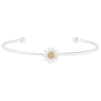 Golden Heart Daisy Bangle