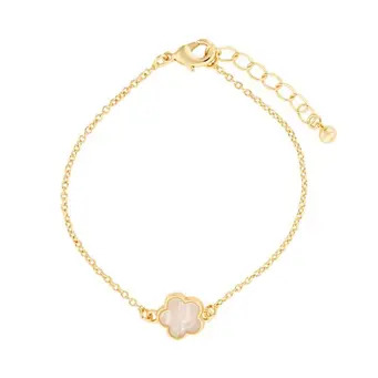 Gold MoP Petal  Bracelet