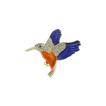 Kingfisher Crystal Brooch