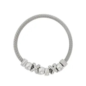 Silver Symphony Stretch Bracelet