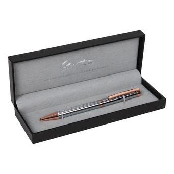 Silver and Rose Gold Ballpoint Pen
