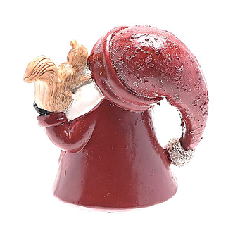 Happy Santa with Christmas Tree Figurine