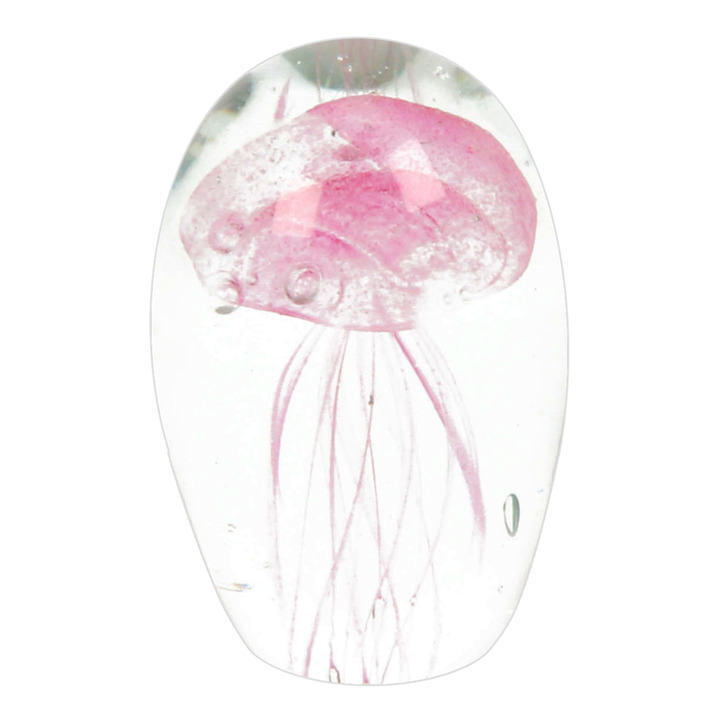Pink Jelly Fish Paperweight