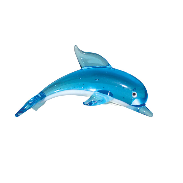 Dolphin Glass Figurine