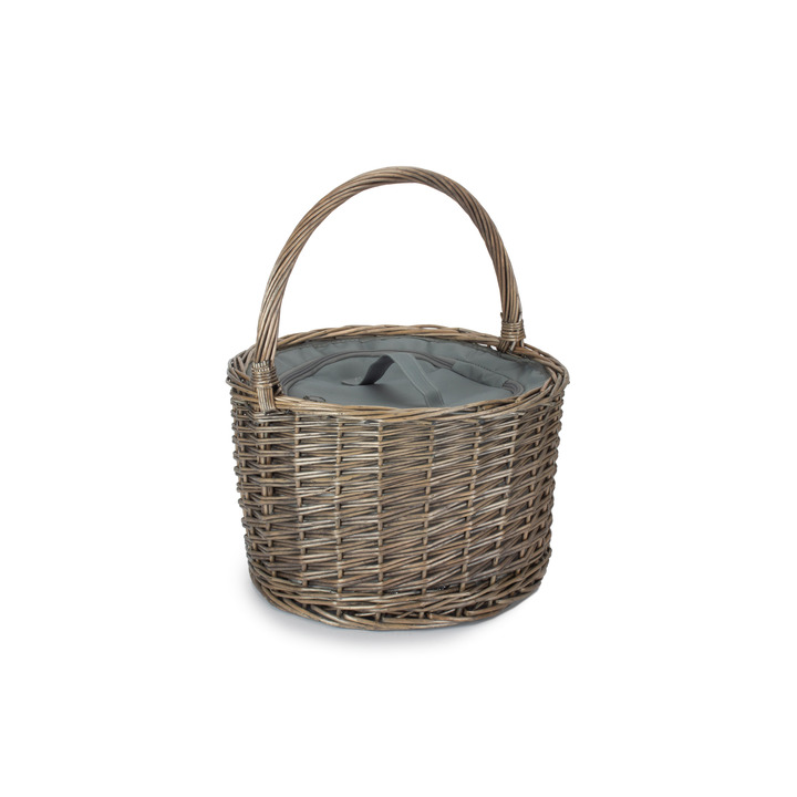 Round Chiller Basket with Grey Lining