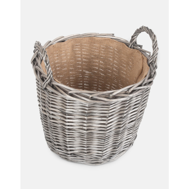 Medium Round Willow Kindling Basket