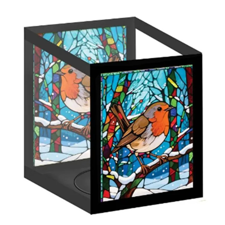 The Snowfall Robin Lantern