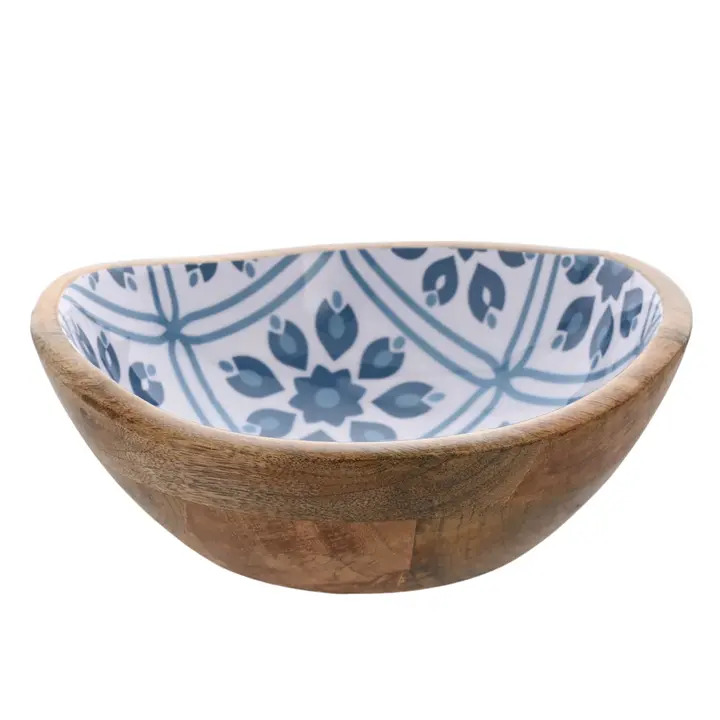 Indigo Mosaic Bowl