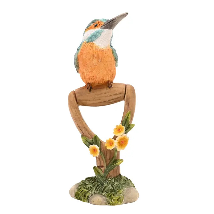 Kingfisher on a Spade